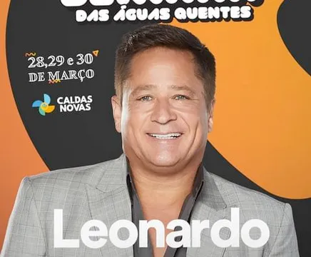 Semana Santa  em Caldas Novas: Cantor Leonardo e Bruna Karla já estão confirmados.