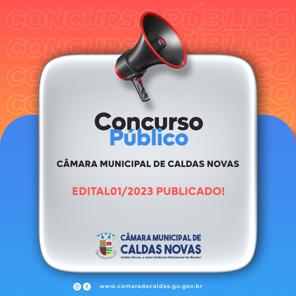 Concurso Câmara Municipal de Caldas Novas